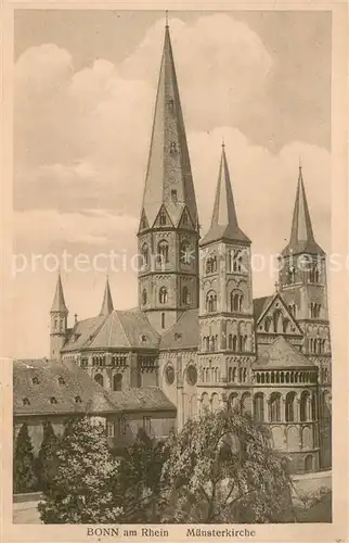 AK / Ansichtskarte Bonn_Rhein Muensterkirche Bonn_Rhein