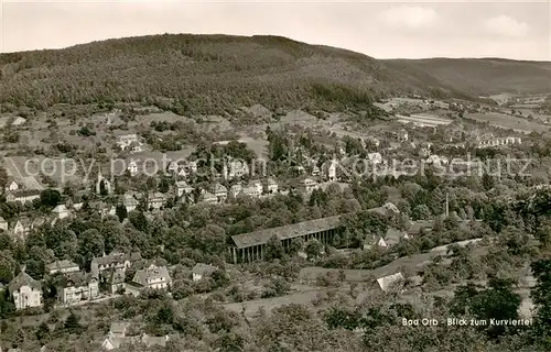 AK / Ansichtskarte Bad_Orb Panorama Blick zum Kurviertel Heilbad im Spessart Bad_Orb