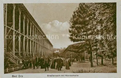 AK / Ansichtskarte Bad_Orb Gradierwerk mit Wandelhalle Bad_Orb