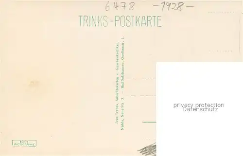 AK / Ansichtskarte Nidda Storchennest Trinks Postkarte Nidda