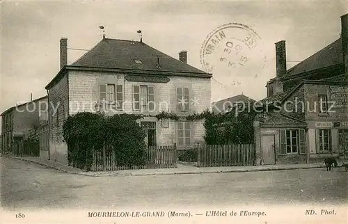 AK / Ansichtskarte Mourmelon le Grand Hotel de l Europe Mourmelon le Grand