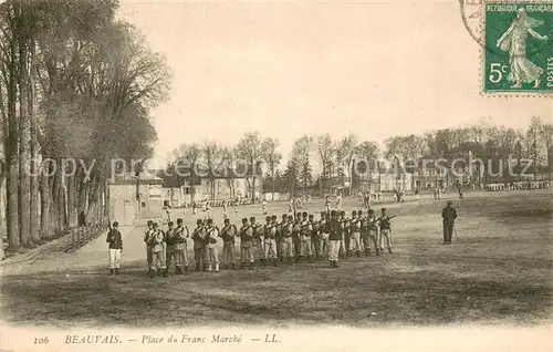 AK / Ansichtskarte Beauvais_60 Place du Franc Marche 