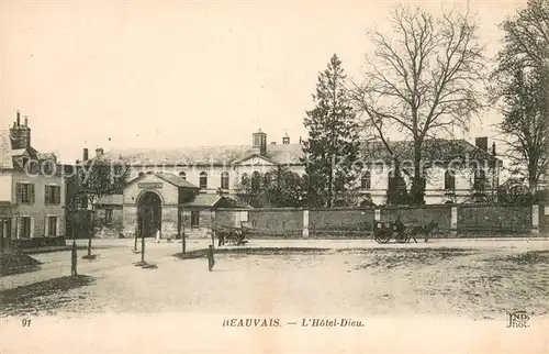 AK / Ansichtskarte Beauvais_60 Hotel Dieu 