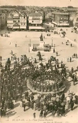 AK / Ansichtskarte Beauvais_60 La Place Jeanne Hachette un jour de Musique 