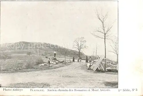 AK / Ansichtskarte Flavigny sur Ozerain Ancien chemin des Romainset Mont Auxois Flavigny sur Ozerain