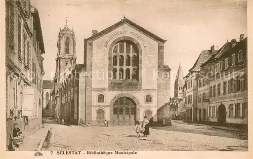 AK / Ansichtskarte Selestat_67_Schlettstast Bibliotheque Municipale 