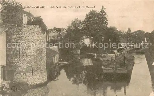 AK / Ansichtskarte Montargis_45 La Vieille Tour et le Canal 