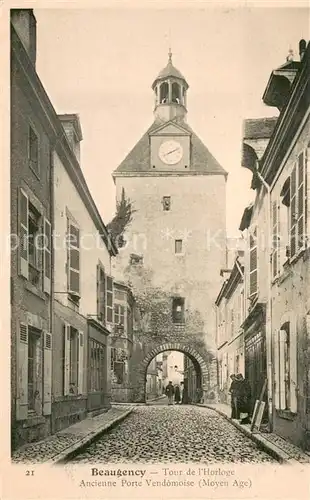 AK / Ansichtskarte Beaugency Tour de lHorloge Ancienne Porte Vendomoise Moyen Age Beaugency