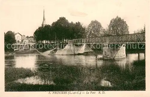 AK / Ansichtskarte Pruniers en Sologne Le Pont Pruniers en Sologne