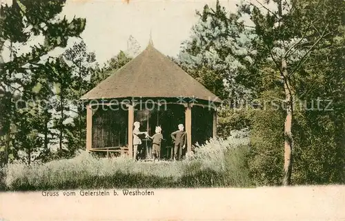 AK / Ansichtskarte Westhofen_Elsass Blick vom Geierstein mit Pavillon Westhofen_Elsass