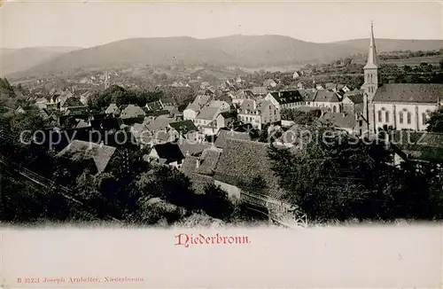 AK / Ansichtskarte Niederbronn les Bains Panorama Niederbronn les Bains