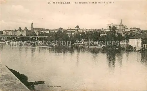 AK / Ansichtskarte Montauban_82 Le souveau Pont et vue de la Ville 
