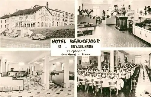 AK / Ansichtskarte Luzy sur Marne Hotel Beausejour Vue partielle Luzy sur Marne