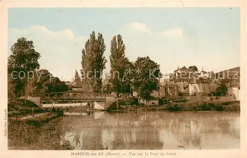 AK / Ansichtskarte Mareuil sur Ay Vue sur le Pont du Canal Mareuil sur Ay