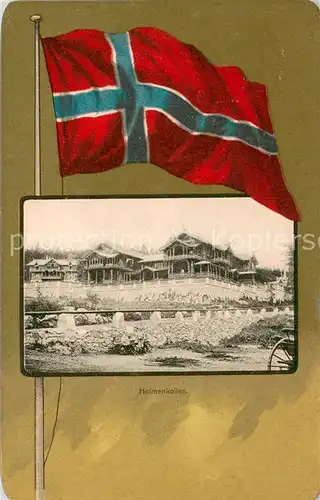 AK / Ansichtskarte Holmenkollen_Holmskollen Teilansicht 