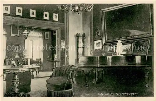 AK / Ansichtskarte Troldhaugen Interior Troldhaugen