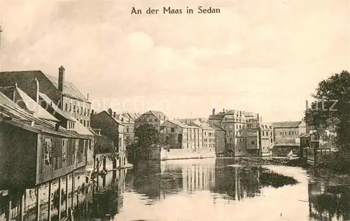 AK / Ansichtskarte Sedan_Ardennes Partie an der Maas Sedan Ardennes