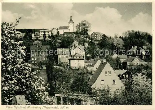 AK / Ansichtskarte Marienberg_Westerwald Ortsansicht Marienberg_Westerwald