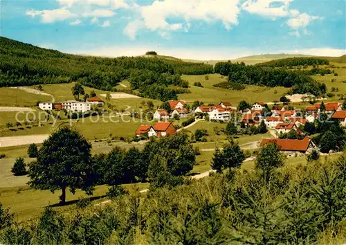 AK / Ansichtskarte Obernhausen Gasthof Pension Zur Fuldaquelle Panorama Obernhausen