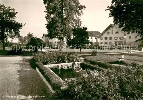 AK / Ansichtskarte St_Wolfgang_Erding Springbrunnen St_Wolfgang_Erding