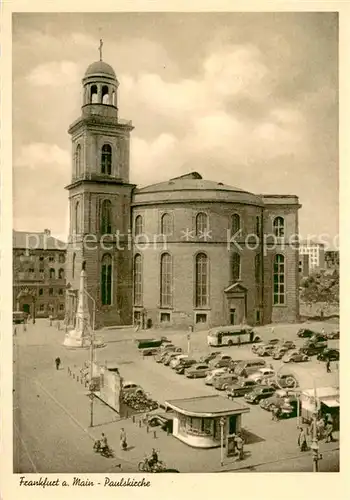 AK / Ansichtskarte Frankfurt_Main Paulskirche Vorplatz Frankfurt Main