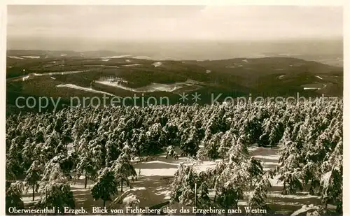 AK / Ansichtskarte Oberwiesenthal_Erzgebirge Fichtelberg Erzgebirge Oberwiesenthal Erzgebirge