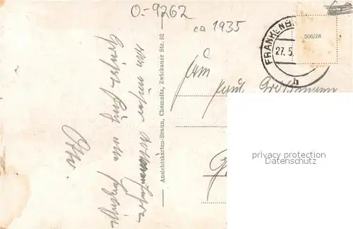 AK / Ansichtskarte Frankenberg_Sachsen Markt Luetzeltalbruecke Ehrenmal Schloss Sachsenburg Bismarckturm Sieges Denkmal Frankenberg Sachsen