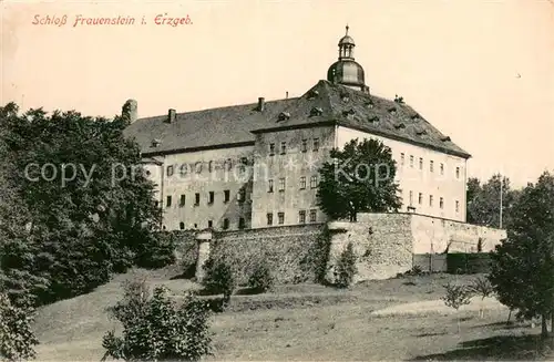 AK / Ansichtskarte Frauenstein_Sachsen Schloss Frauenstein im Erzgebirge Frauenstein_Sachsen