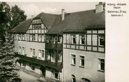 AK / Ansichtskarte Gelenau_Erzgebirge Koenig Albert Heim Gebaeude C Gelenau_Erzgebirge