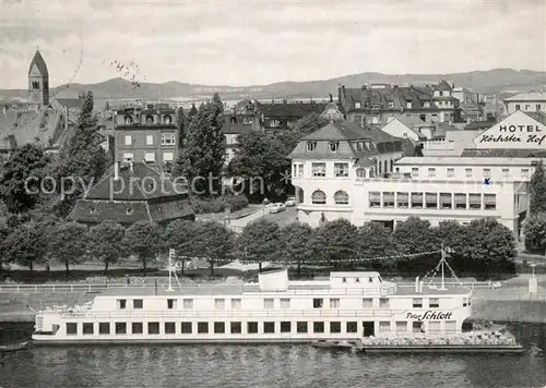 AK / Ansichtskarte Hoechst_Main Hotel und Restaurant Schiff Peter Schlott Hotel Hoechster Hof Hoechst_Main