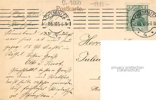 AK / Ansichtskarte Chemnitz Schlillingsche Figure Nacht Chemnitz