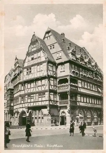 AK / Ansichtskarte Frankfurt_Main Gaststaette Zunfthaus Altstadt Frankfurt Main