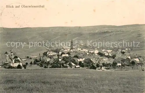 AK / Ansichtskarte Oberwiesenthal_Erzgebirge Gesamtansicht Oberwiesenthal Erzgebirge