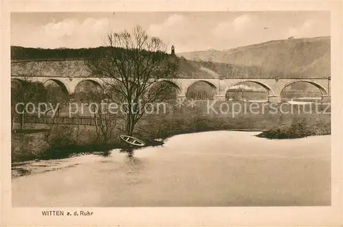 AK / Ansichtskarte Witten_Ruhr Bruecke  Witten Ruhr