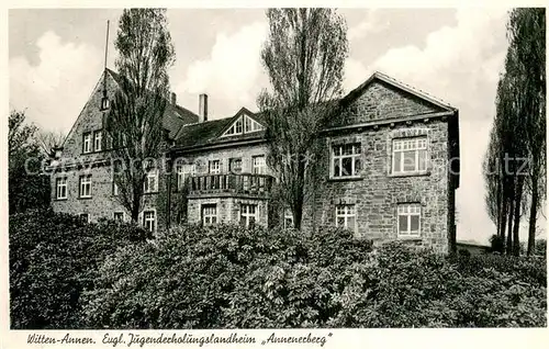 AK / Ansichtskarte Annen_Ennepe Ruhr Evgl Jugenderholungslandheim Annenerberg Annen Ennepe Ruhr
