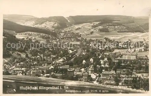 AK / Ansichtskarte Klingenthal_Vogtland Gesamtansicht Klingenthal_Vogtland