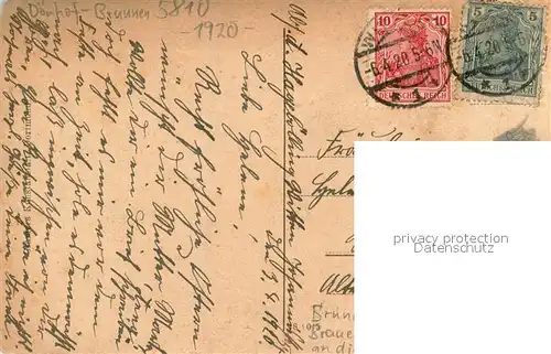 AK / Ansichtskarte Witten_Ruhr Partie am Doenhofsbrunnen Witten Ruhr