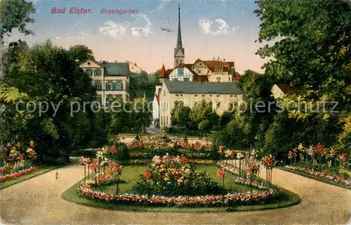 AK / Ansichtskarte Bad_Elster Rosengarten Bad_Elster