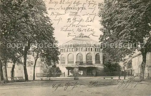 AK / Ansichtskarte Hagenau_Elsass Theater Hagenau Elsass