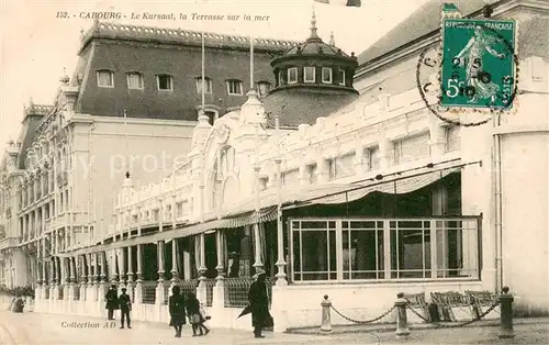 AK / Ansichtskarte Cabourg Le Kursaal la Terrasse sur la mer Cabourg