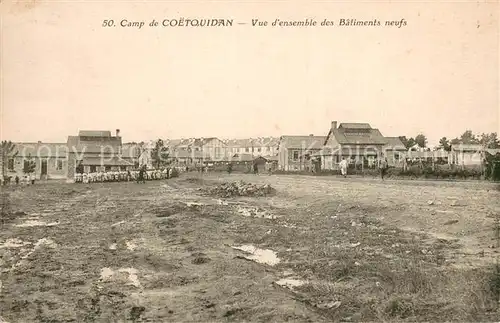 AK / Ansichtskarte Camp_de_Coetquidan Vue densemble des Batiments neufs Camp_de_Coetquidan