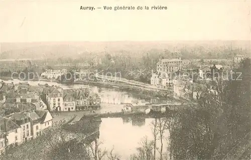 AK / Ansichtskarte Auray_56 Vue generale de la riviere 