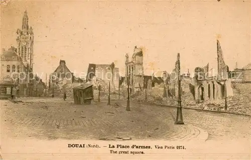 AK / Ansichtskarte Douai_59 La Place darmes  