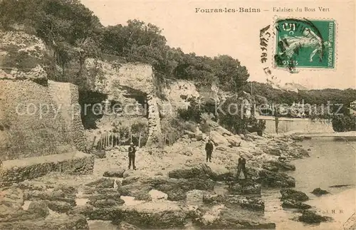 AK / Ansichtskarte Fouras_Charente Maritime Falaises du Bois Vert Fouras Charente Maritime