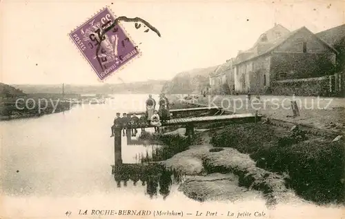 AK / Ansichtskarte La_Roche Bernard Le Port La petite Cale La_Roche Bernard