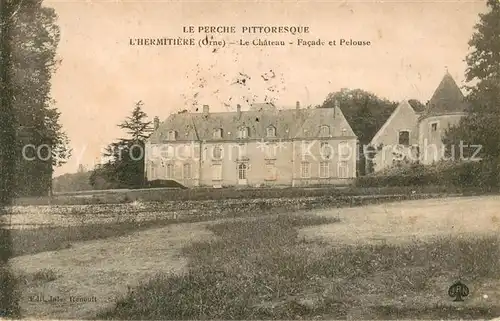 AK / Ansichtskarte L_Hermitiere Le Chateau Facade et Pelouse L_Hermitiere
