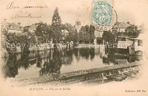 AK / Ansichtskarte Alencon_61 Vue sur Sarthe 