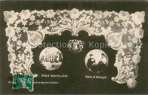 AK / Ansichtskarte Alencon_61 Ecole Dentelliere Point d Alencon 