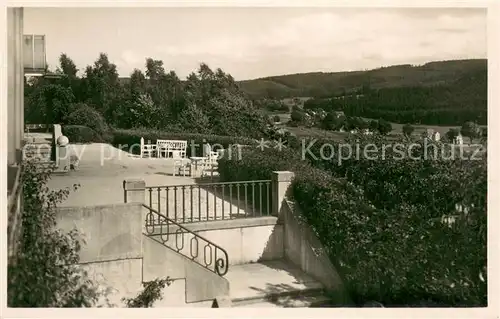 AK / Ansichtskarte Bad_Elster Das Friedrich August Heim Ferienheim Terrassengarten Plattenberg Bad_Elster