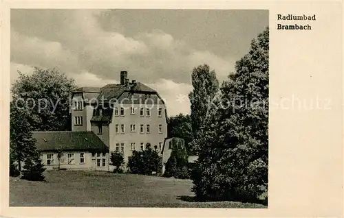 AK / Ansichtskarte Brambach_Bad Radiumbad Haus Freundschaft Brambach_Bad
